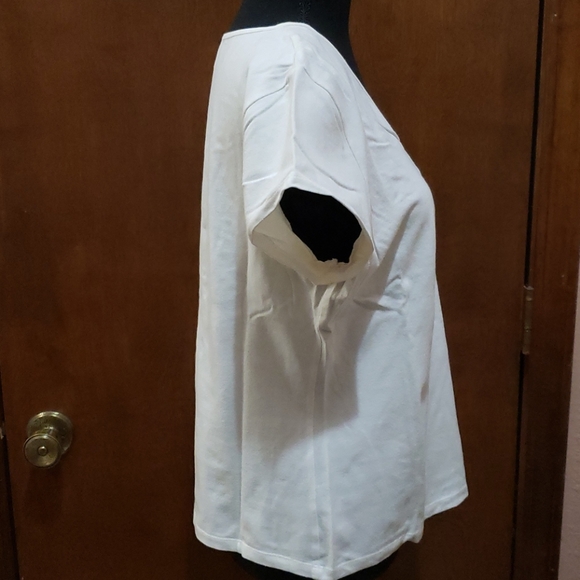 Fashion Bug Stretch White t-shirt XL - Picture 4 of 7